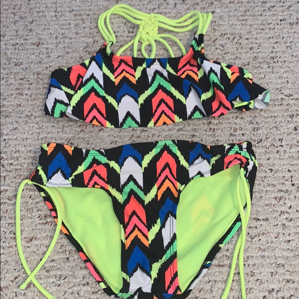 Justice for girls Sz 10 swimsuit GUC.